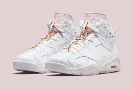 Jordan 6 Retro Gold Hoops - W