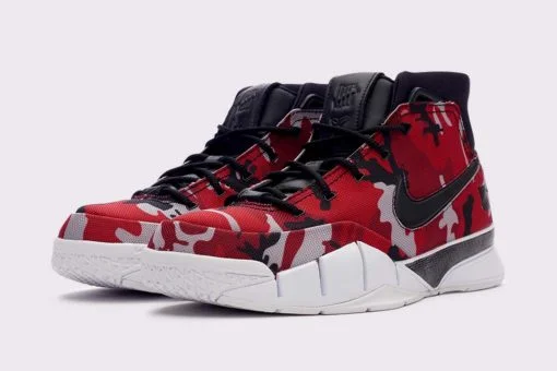 Nike Kobe 1 Protro Undefeated Red Camo - Santa Monica