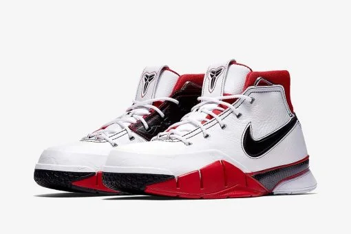 Nike Kobe 1 Protro White Black Red - All Star