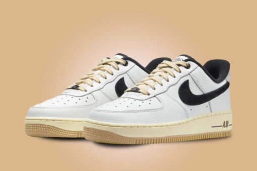 Nike Air Force 1 '07 LX Low Command Force Summit White Black - W