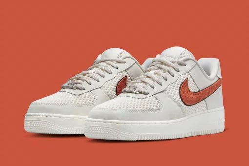 Nike Air Force 1 Low Basketball Leather Light Bone Sail - W