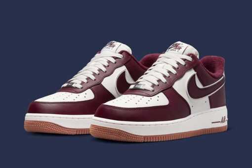 Nike Air Force 1 Low College Pack Night Maroon