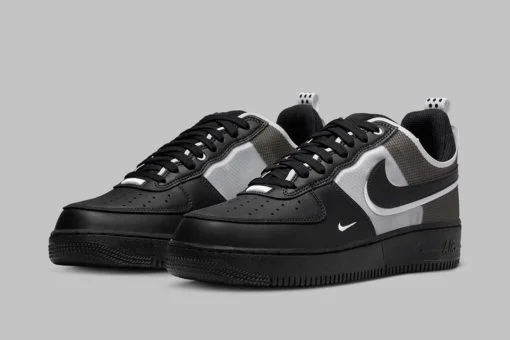 Nike Air Force 1 Low React Black White