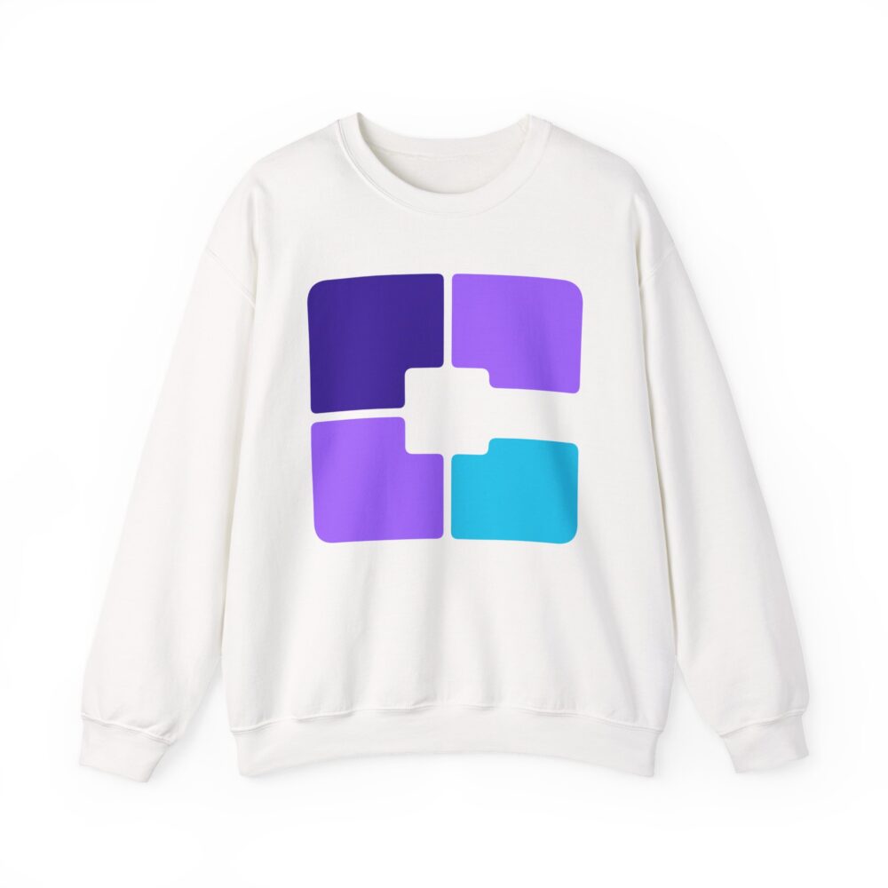 Color Block Geometric Crewneck Sweatshirt