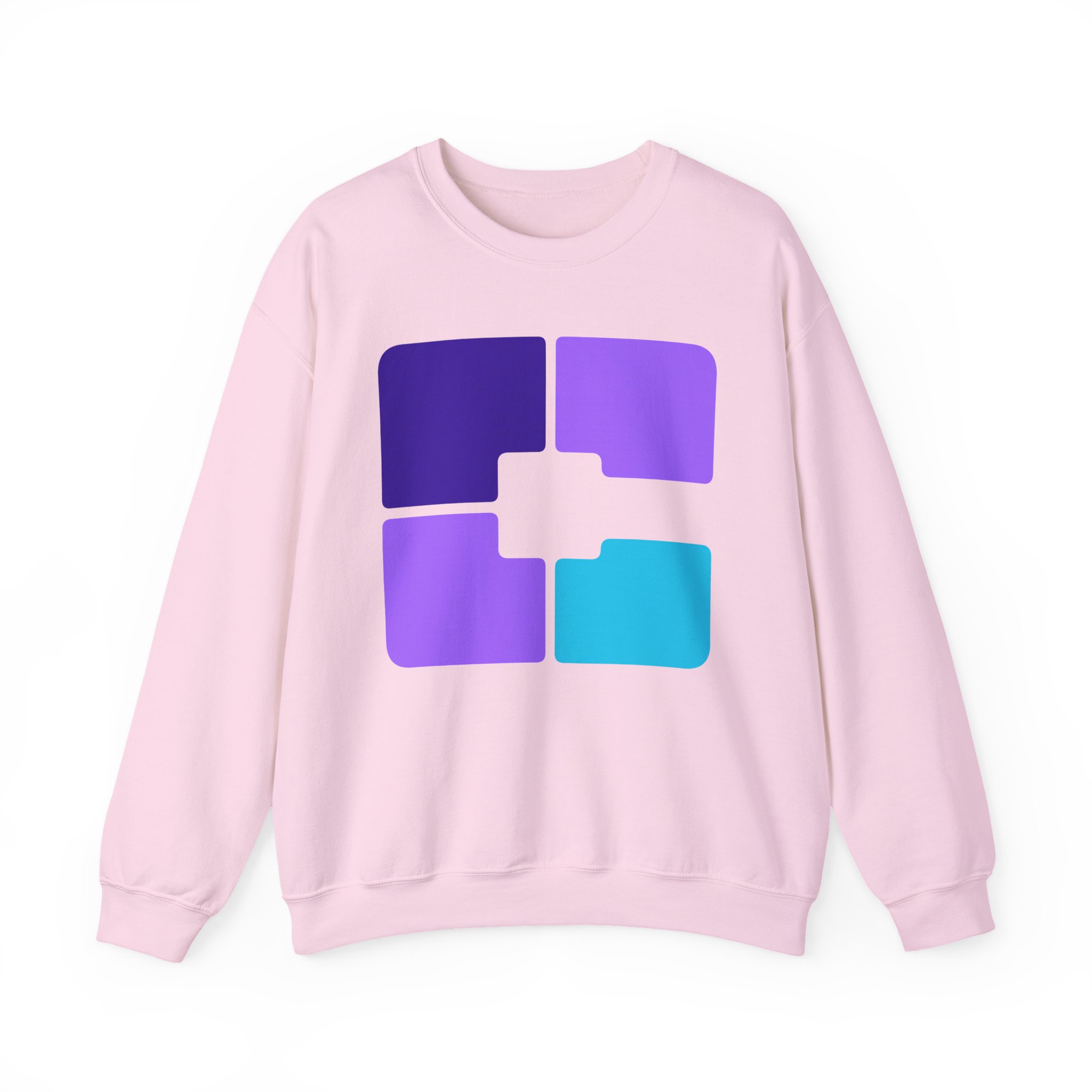 Color Block Geometric Crewneck Sweatshirt - Image 25